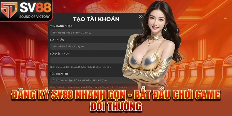 Đăng Ký SV88 Nhanh Gọn - Bắt Đầu Chơi Game Đổi Thưởng
